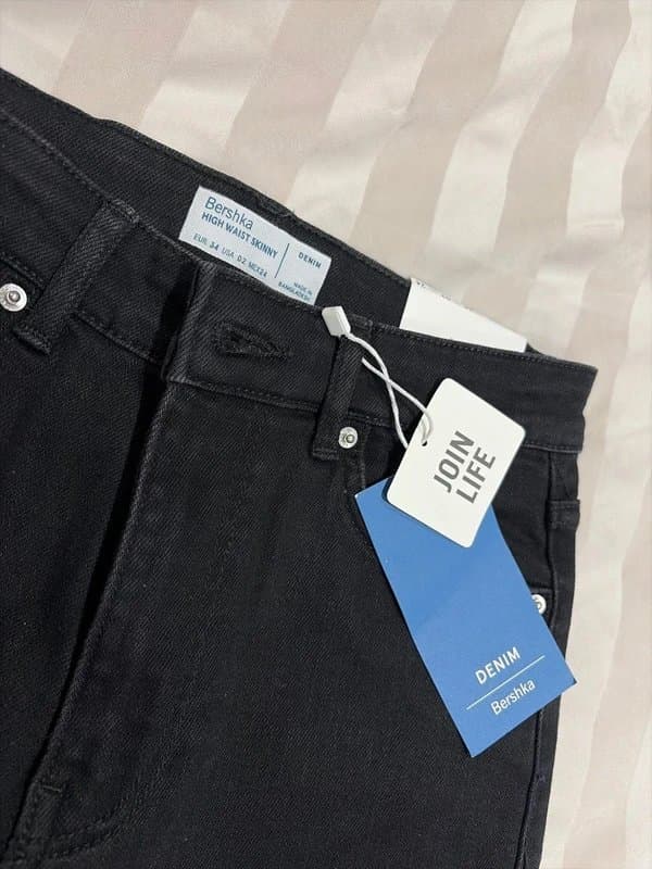 Bershka Black bershka high waist skinny jeans