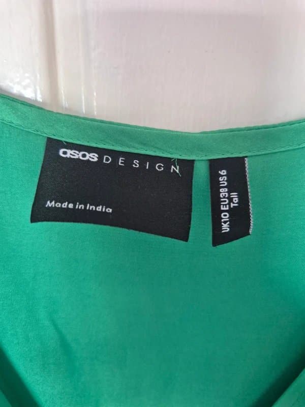 ASOS Design Asos Design Batwing Silk Dress