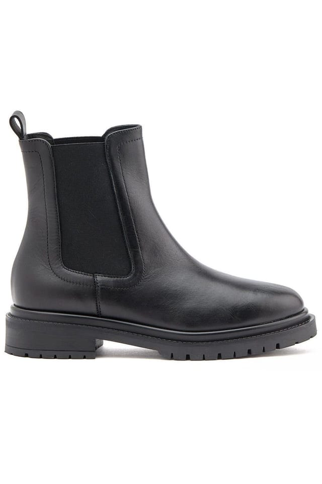 Jones Bootmaker Jones Bootmaker Women's Kefalonia Leather Chelsea Boots in Black - 2