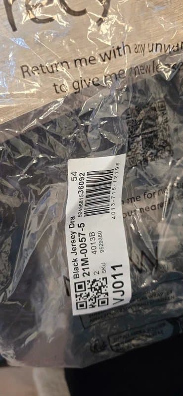 New Look New look size 16 black jersey ruched rop