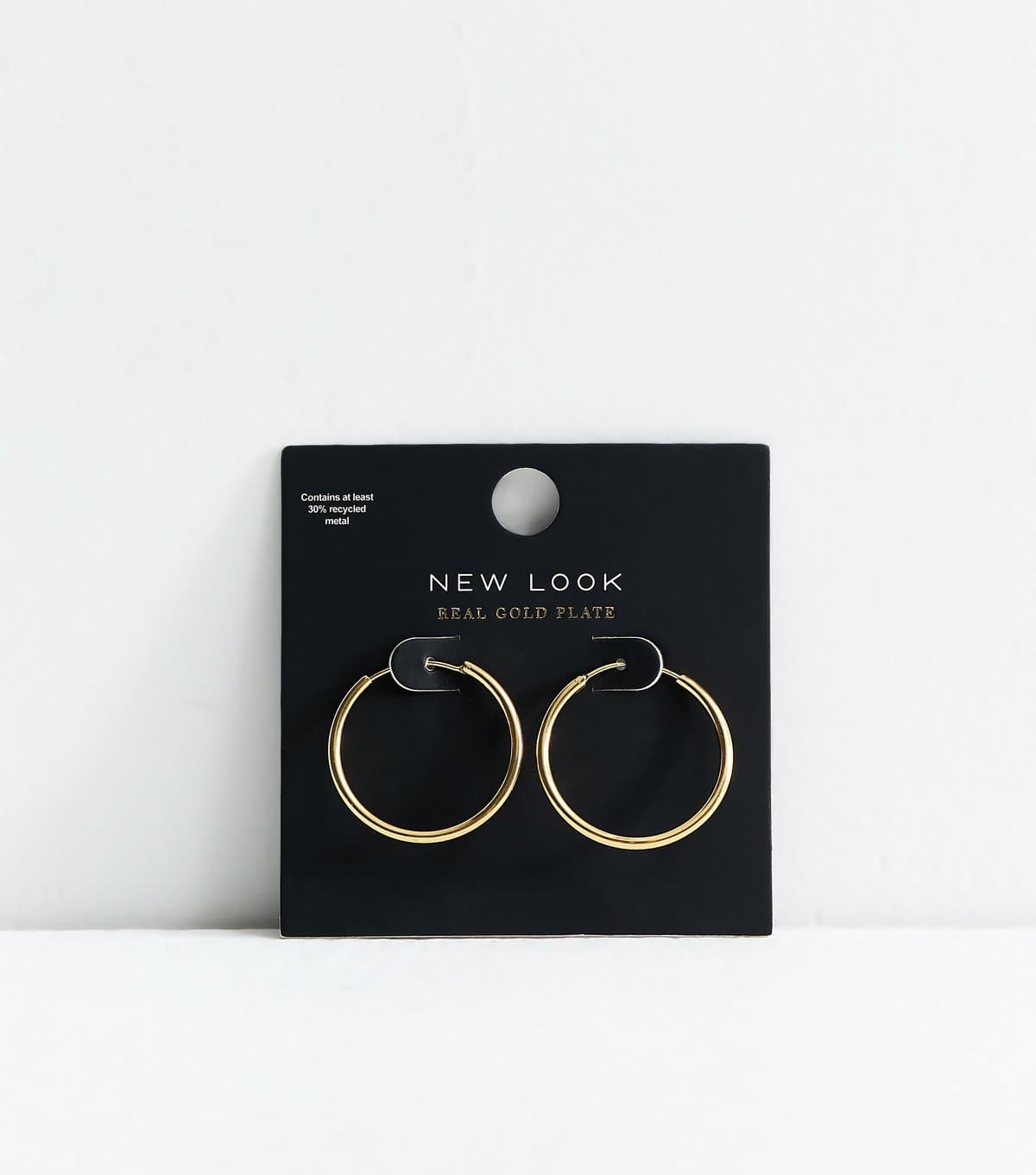 New Look New Look Gold Plated Petite Hinge Hoop Earrings