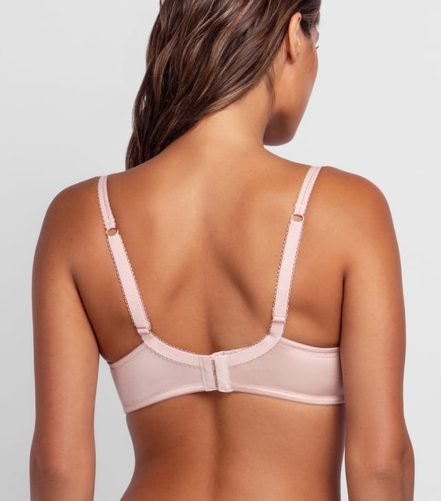 Dorina Women's Light Pink Lace Trimmed Plunge Bra Dorina New Look - 3