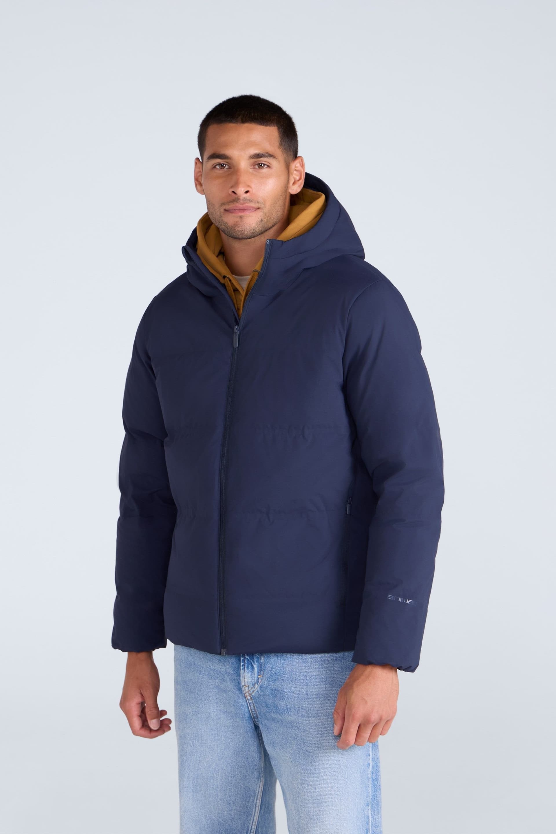 Animal Animal Navy 'Tech Down' Warm Hooded Jacket