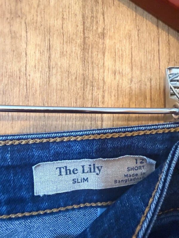 Marks & Spencer M&S Lily Blue Classic Casual Slim Leg Jeans Size 12 Short