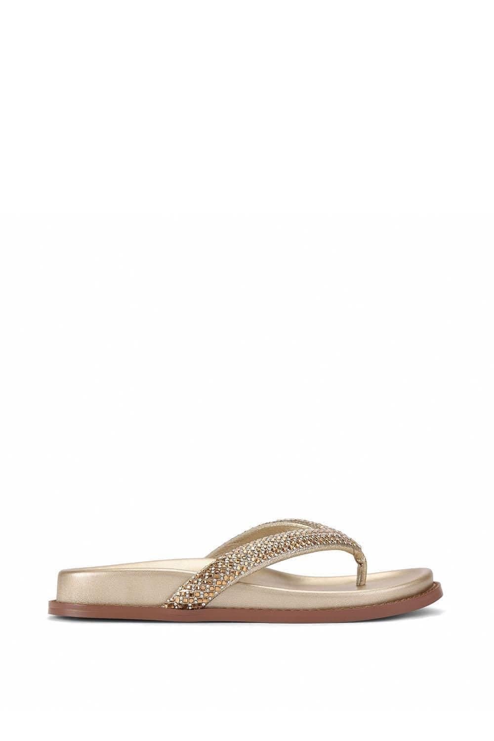 KG Kurt Geiger KG Kurt Geiger Women's 'Ryn' Sandals in Gold