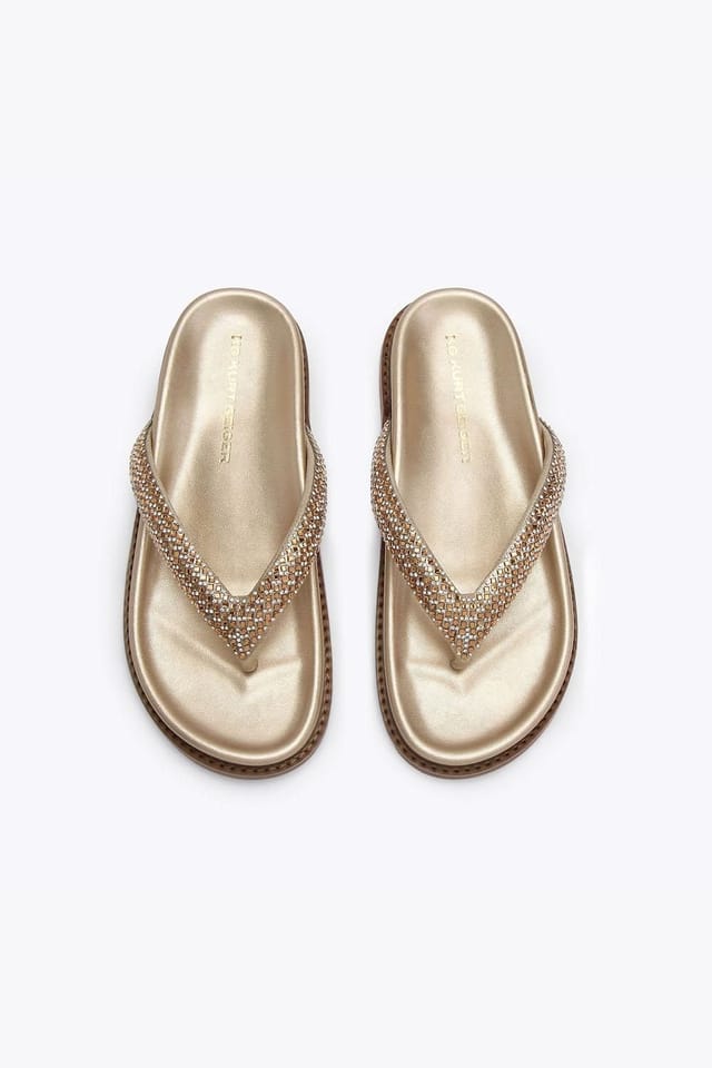 KG Kurt Geiger KG Kurt Geiger Women's 'Ryn' Sandals in Gold - 2
