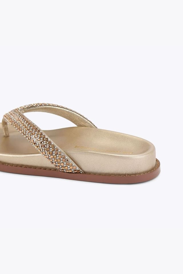 KG Kurt Geiger KG Kurt Geiger Women's 'Ryn' Sandals in Gold - 3