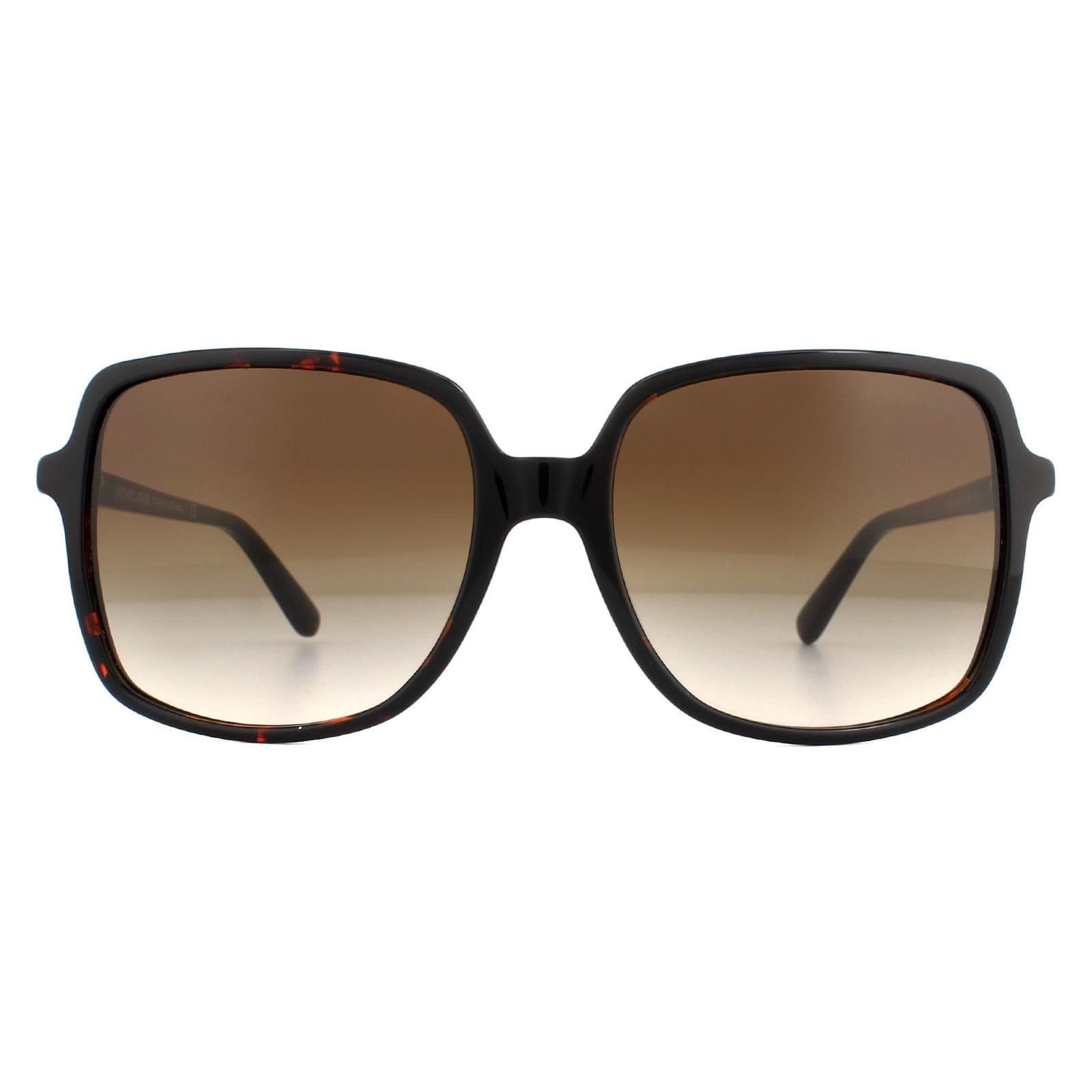 Michael Kors Michael Kors Women's Square Dark Tortoise Smoke Gradient Sunglasses in Brown - 4