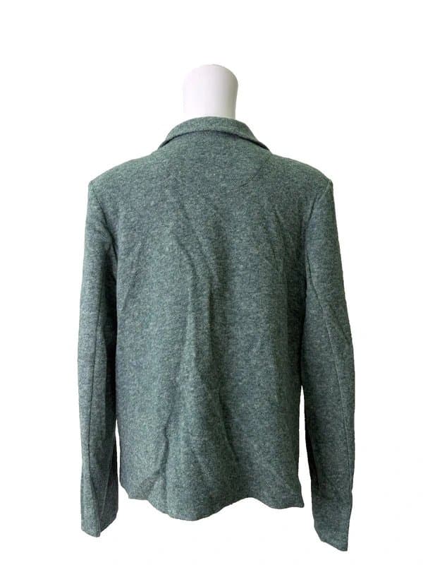 Barbara Lebek Barbara Lebek Wool Blazer Size 14 Sage Green Womens Jacket NEW EU42 RRP £119