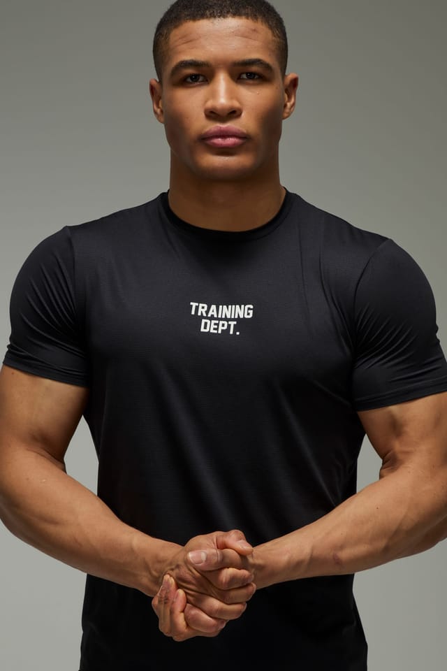Training Dept. Training Dept. Men's Training Dept Performance Regular Fit T-shirt in Black - 3