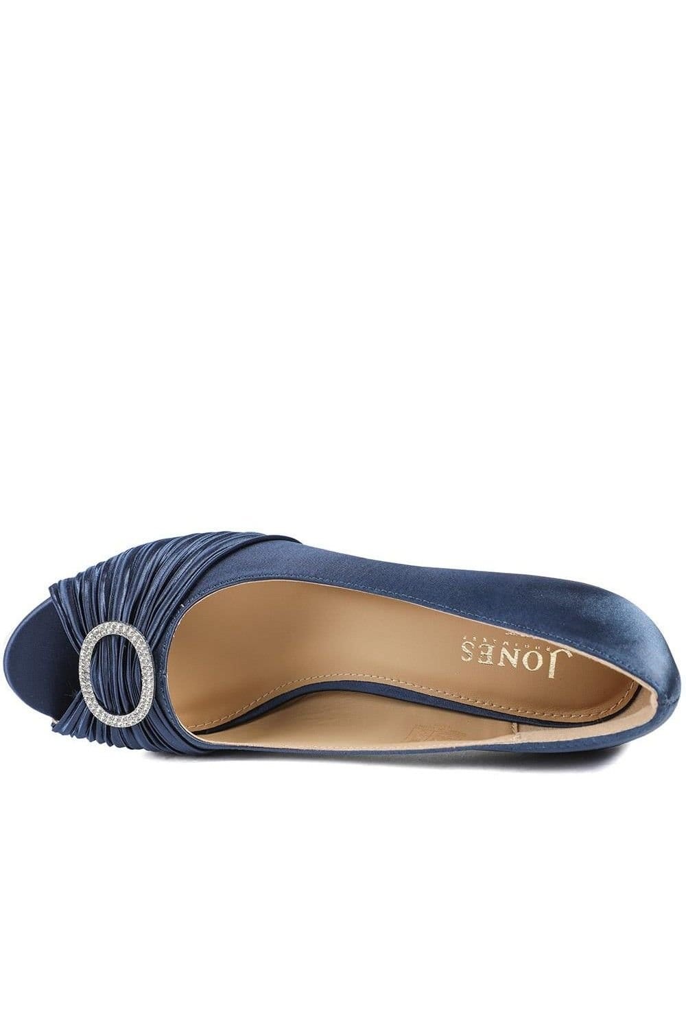 Jones Bootmaker Jones Bootmaker Women's Zephira Elegant Stiletto Heel Court Shoes in Navy - 4