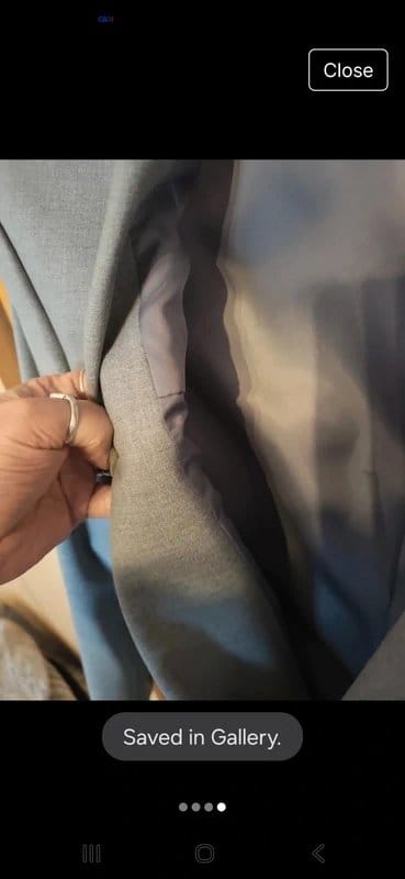 ASOS Light Grey Wool Suit Jacket