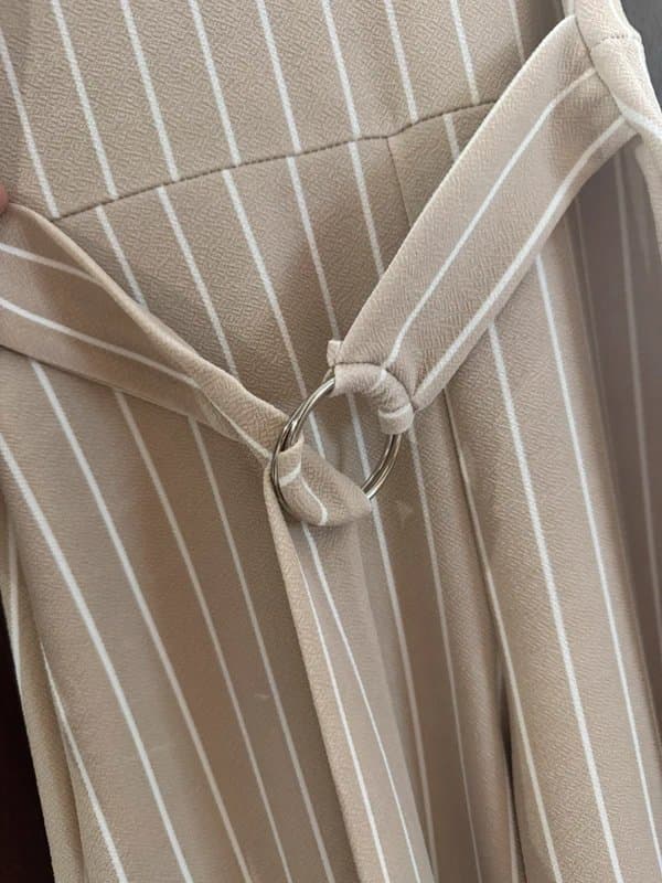 PLT PLT striped jumpsuit