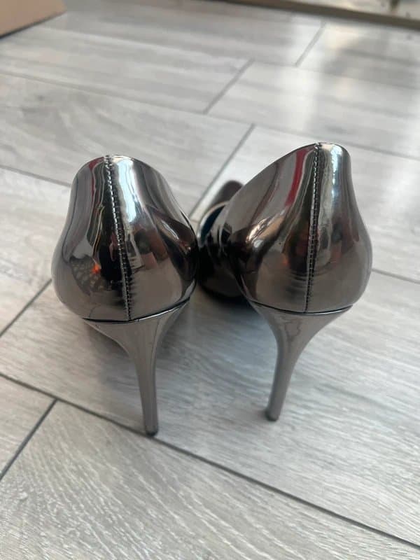 ASOS Metallic silver ASOS heels