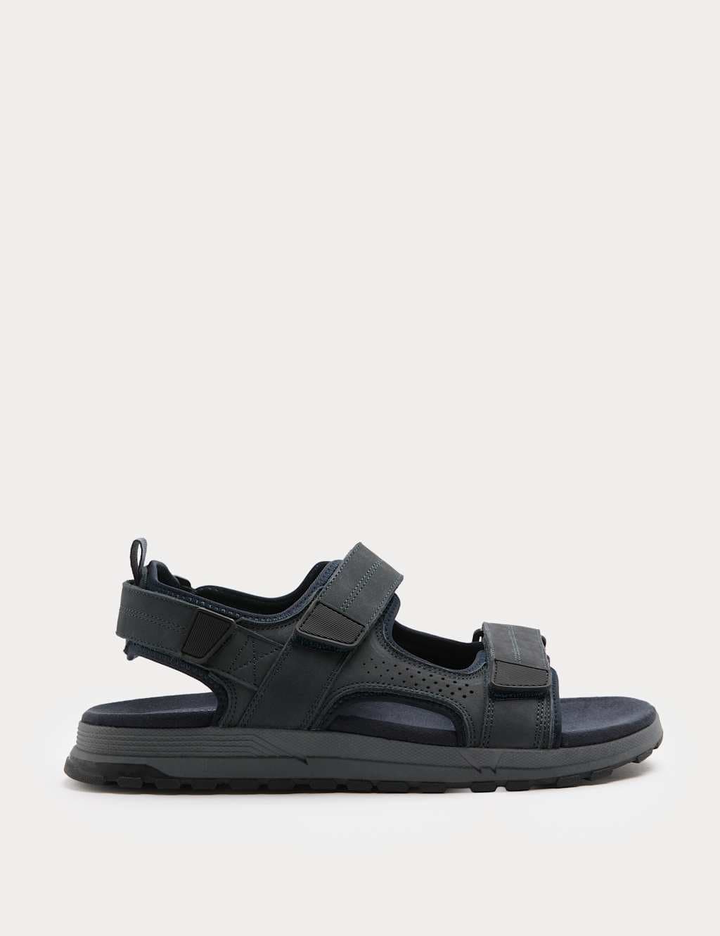 Marks & Spencer M&S Navy Nubuck Leather Sandals