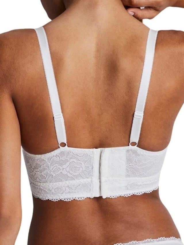 Aubade Aubade Women's Rosessence Care Triangle Bralette in White - 2