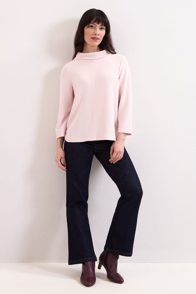 Phase Eight Phase Eight Women's Solene Textured Top in Pale Pink - 3