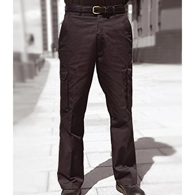Warrior Warrior Men's Cargo Workwear Trousers in Black - 2
