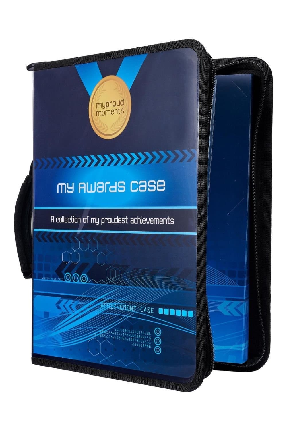 My Proud Moments My Proud Moments Men's Medal, Badge & Certificate Case - Boys Blue in Dark Blue