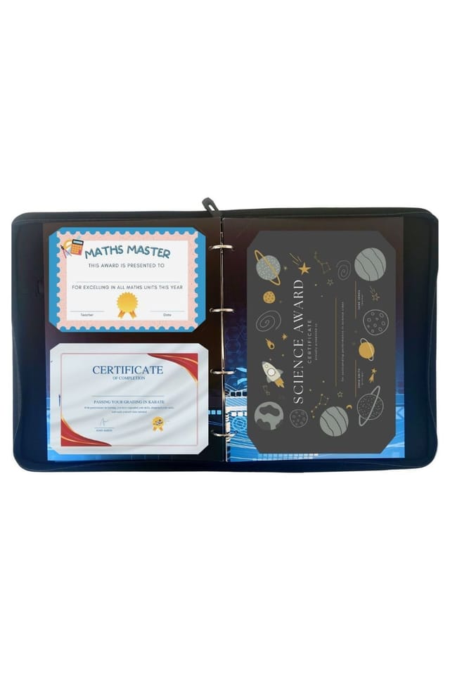 My Proud Moments My Proud Moments Men's Medal, Badge & Certificate Case - Boys Blue in Dark Blue - 3