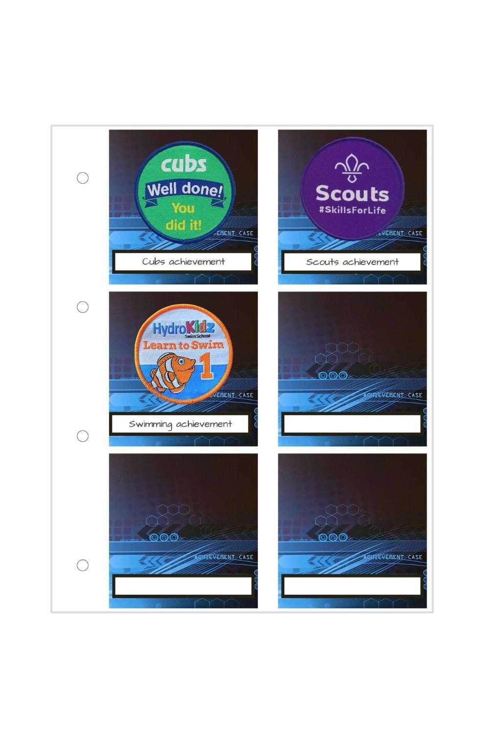 My Proud Moments My Proud Moments Men's Medal, Badge & Certificate Case - Boys Blue in Dark Blue - 4