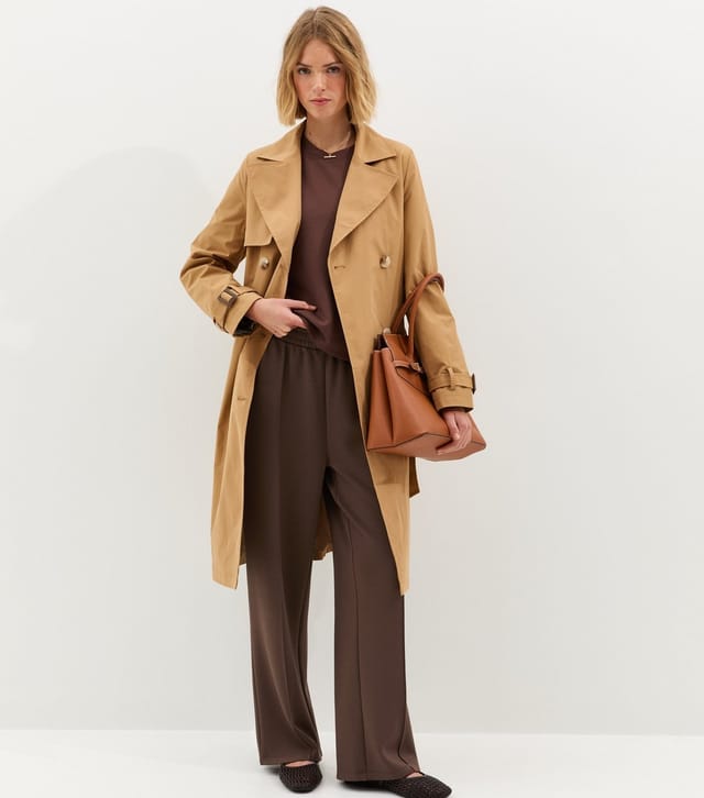 New Look Women's Premium Mid Brown Jersey Joggers New Look - 3
