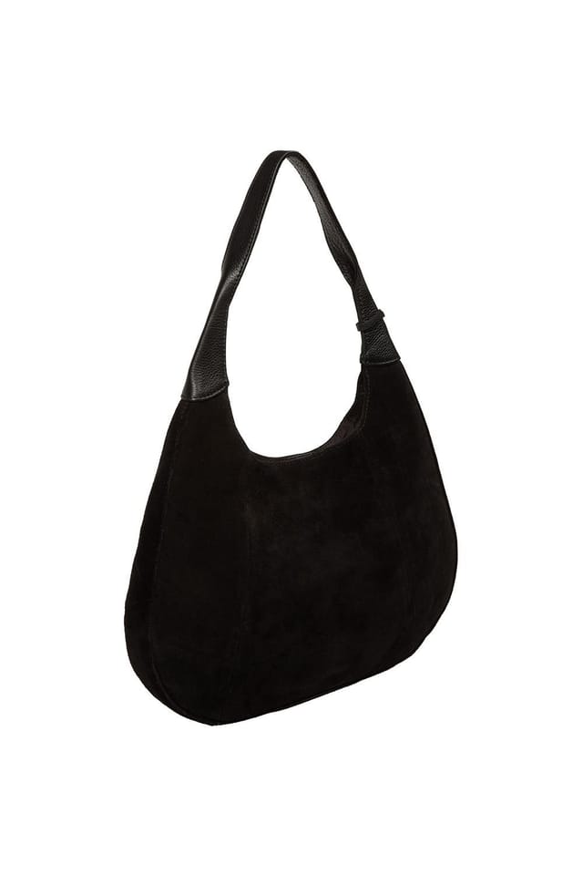 Pure Luxuries London Pure Luxuries London Women's 'Juno' Suede Handbag in Black - 3