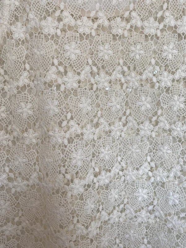 Next Next Cream Crochet Tank Top -Size 10