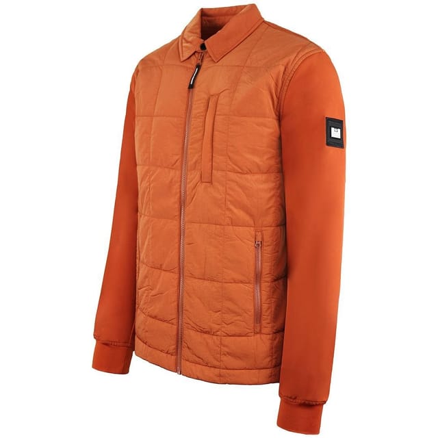 Weekend Offender Weekend Offender Men's Long Sleeve Zip Up Orange Los Amigos Jacket in Gold - 2