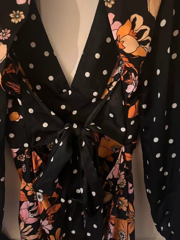 ASOS ASOS Polka Floral Mini Dress