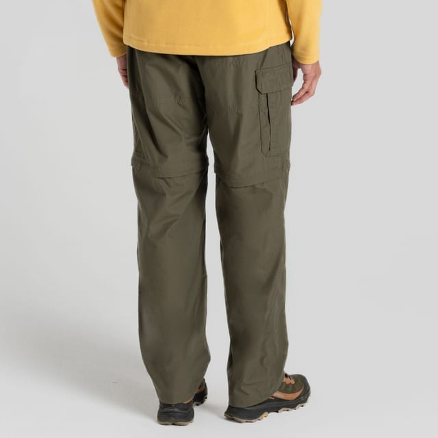 Craghoppers Craghoppers Men's Kiwi Convertible Water Repellent Anti-Insect Trousers in Olive - 3