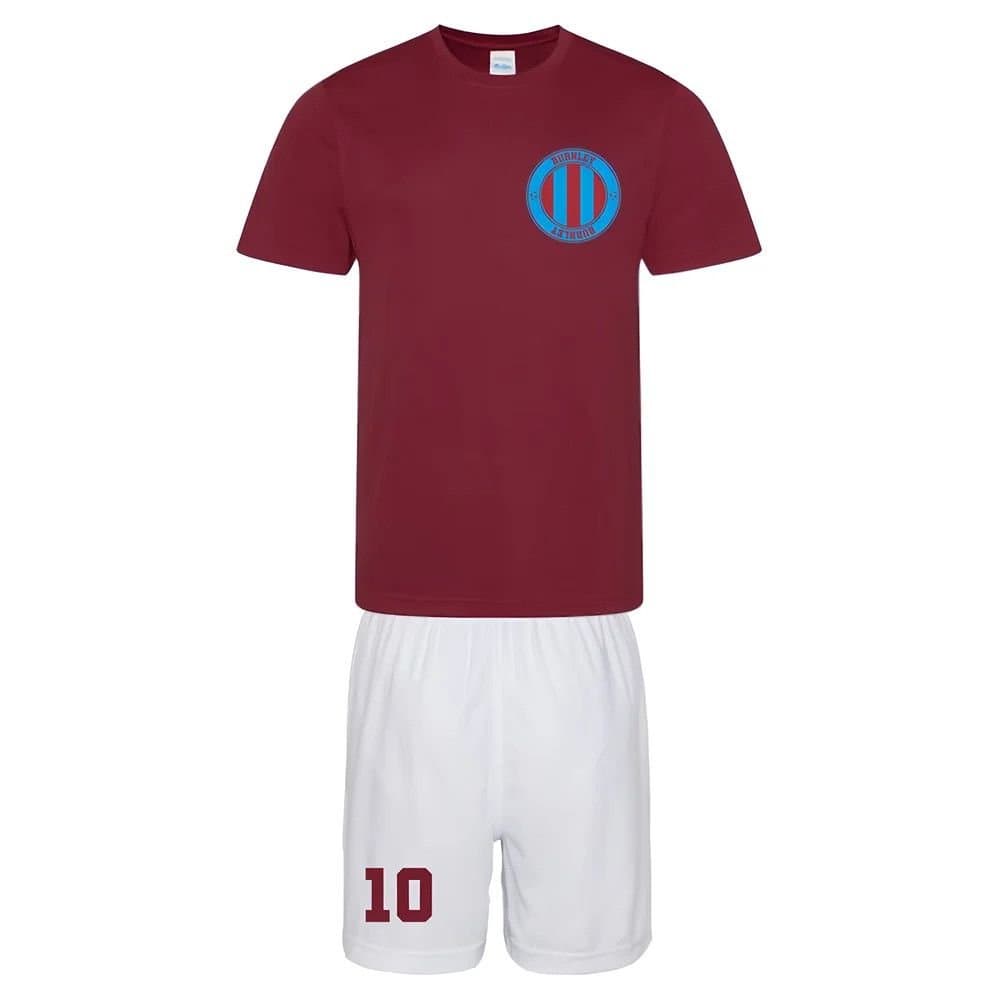 Burnley Burnley Men's Personalised Training Kit in Crimson