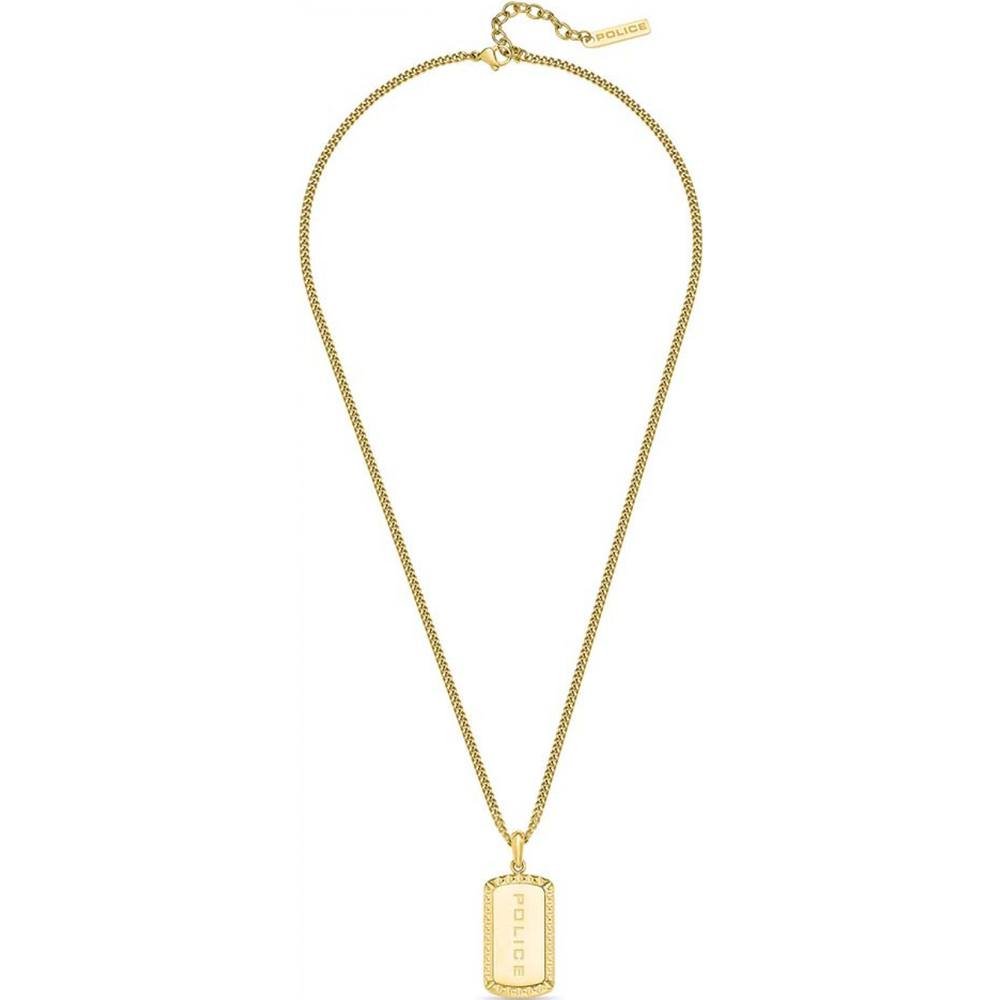 Police Police Men's PEAGN0041302 Taper Necklace in Gold - 1