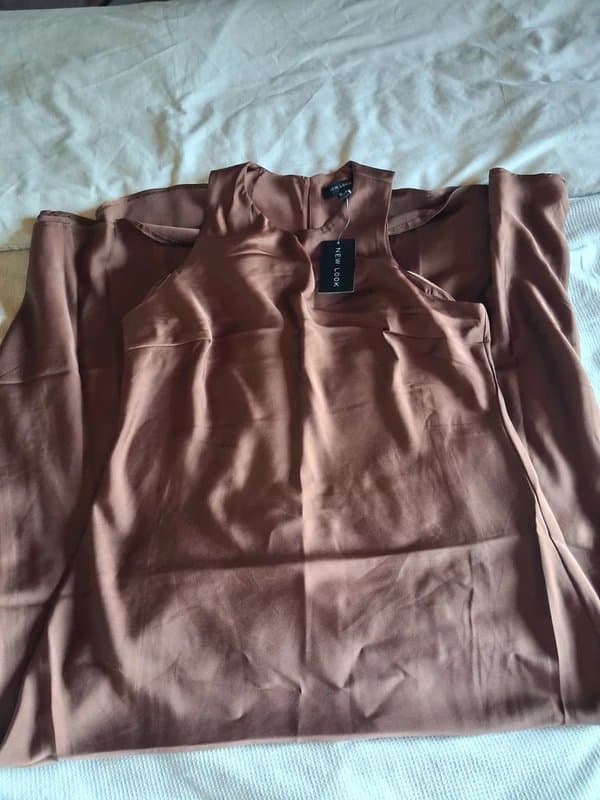 New Look Long satin dress