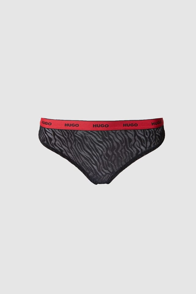 HUGO Hugo Women's Triplet Thong Lace Black - 2