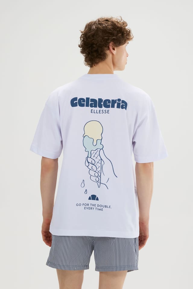 Ellesse Ellesse Men's Gelateria Tee in White - 2