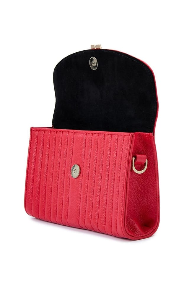 Wolf WOLF Women's Mimi Crossbody Bag with Wristlet in Red - 2