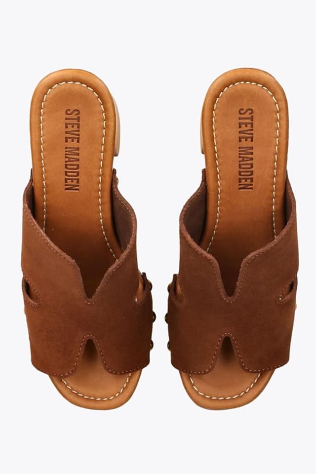 Steve Madden STEVE MADDEN Women's 'Sunkissed Brown Suede' Suede Heels - 2