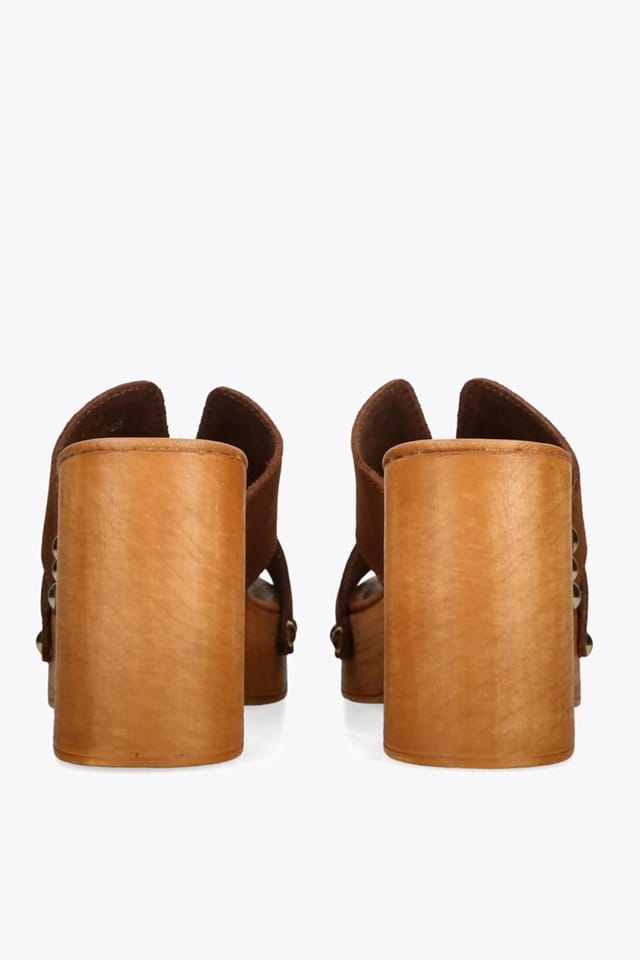 Steve Madden STEVE MADDEN Women's 'Sunkissed Brown Suede' Suede Heels - 3