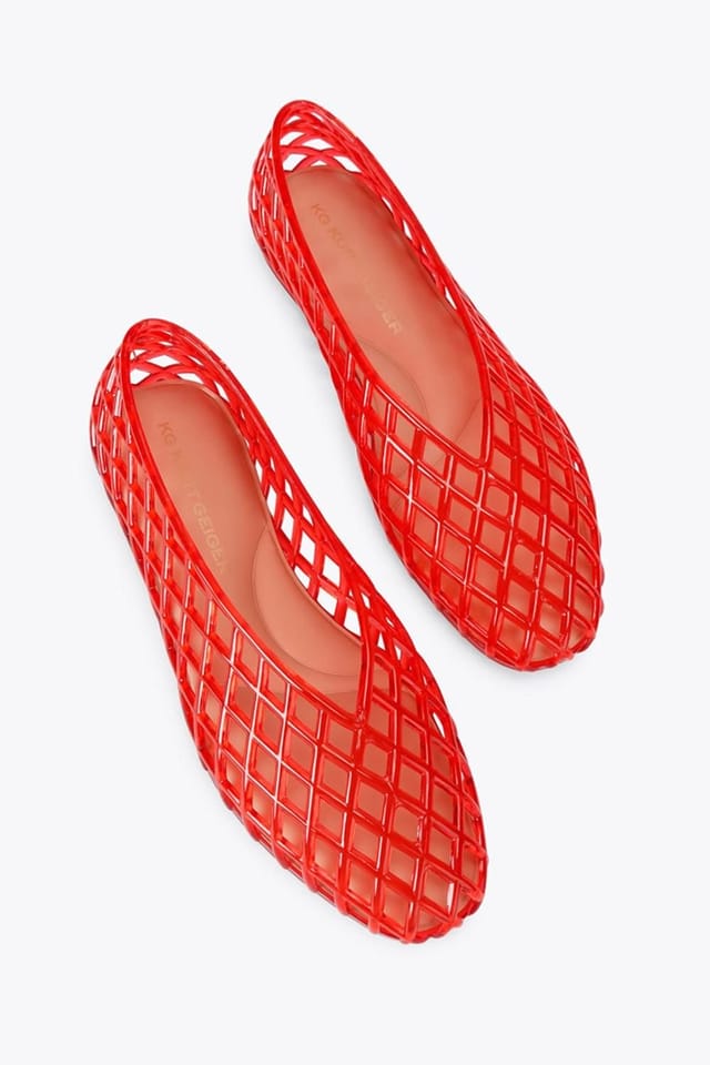 KG Kurt Geiger KG Kurt Geiger Women's 'Nauru' Flats in Red - 2