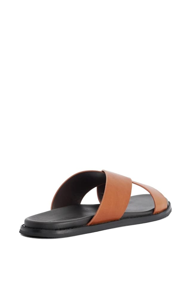 Dune London Dune London Men's 'Interestingg' Leather Sandals in Black - 3