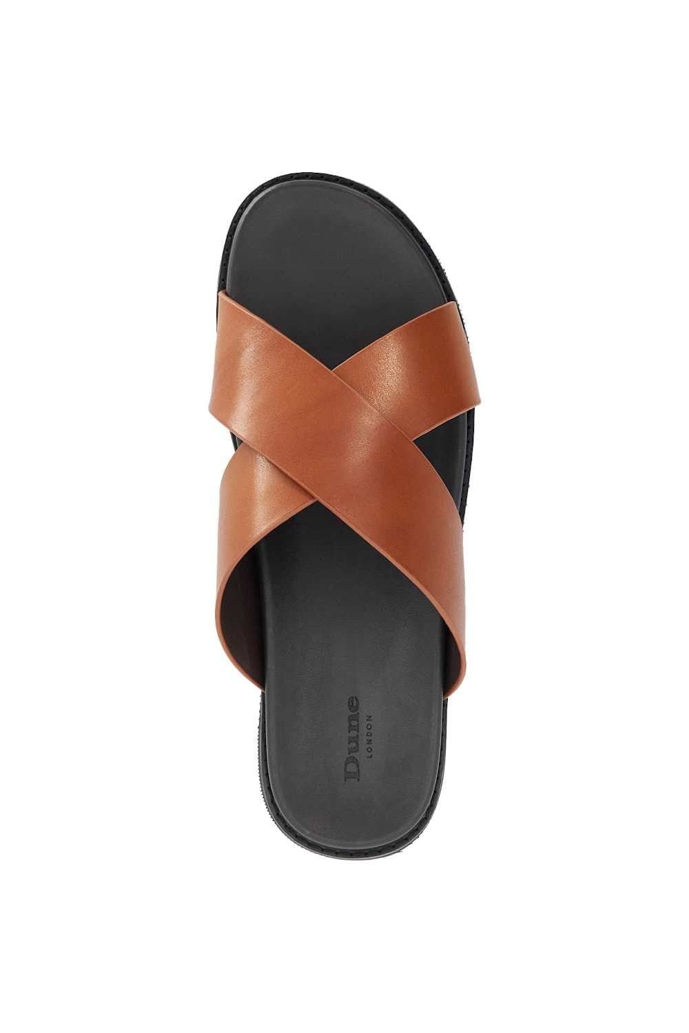 Dune London Dune London Men's 'Interestingg' Leather Sandals in Black - 4