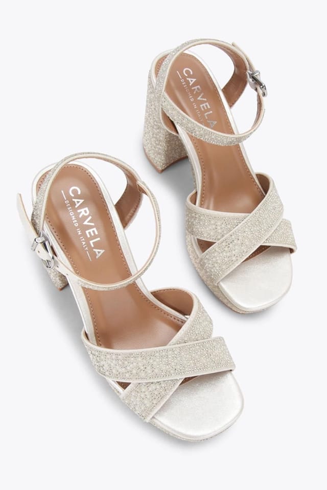 Carvela Carvela Women's 'Sonata' Fabric Heels in White - 2