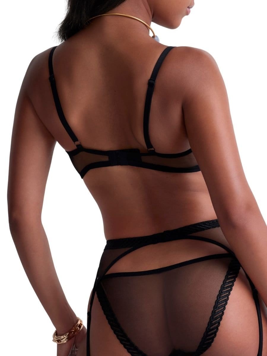 Aubade Aubade Women's Sheer Emotion Mini Brief in Black - 4