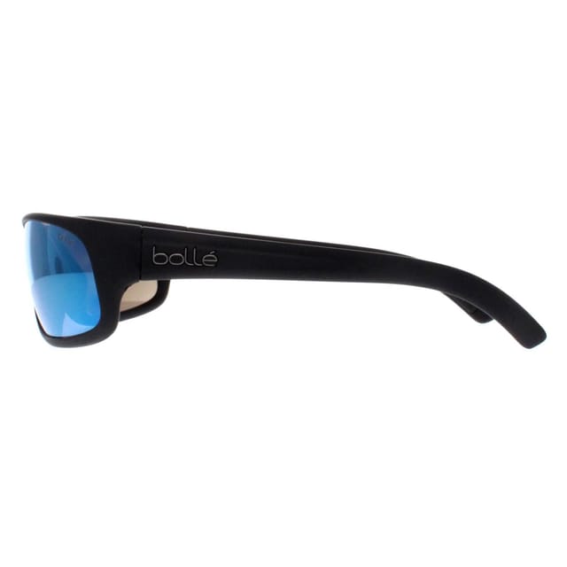 Bolle Bolle Men's Wrap Matte Black Sky Blue Polarized Anaconda - 3