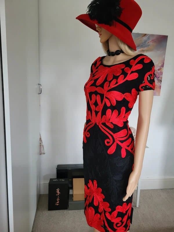 Roman Roman size 16 gorgeous special occasion dress worn once freshly cleaned immaculate