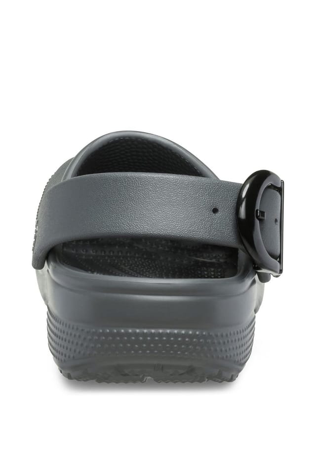Crocs Crocs Women's Classic Buckle Clog in Dark Grey - 2