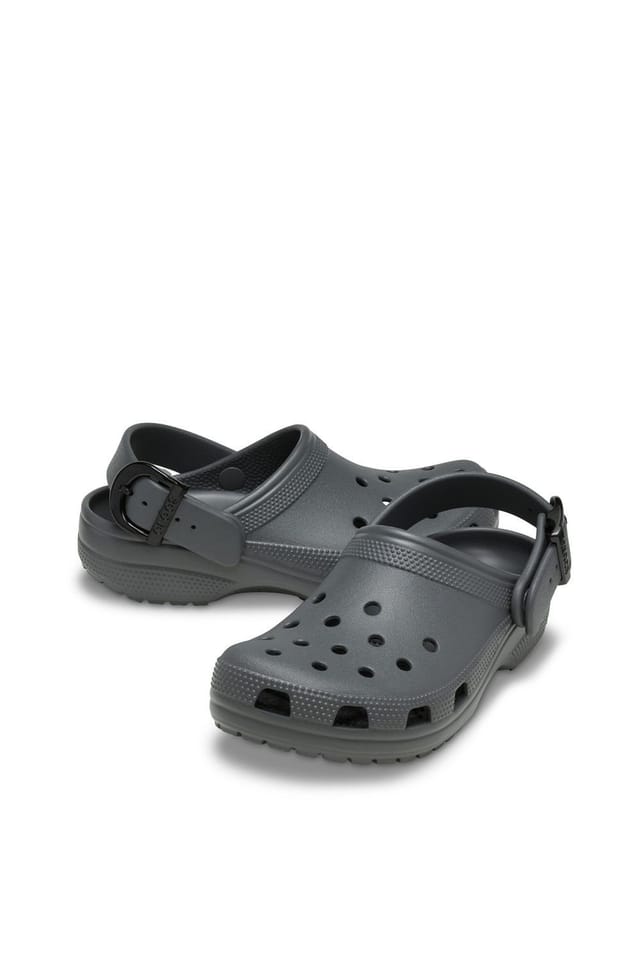 Crocs Crocs Women's Classic Buckle Clog in Dark Grey - 3