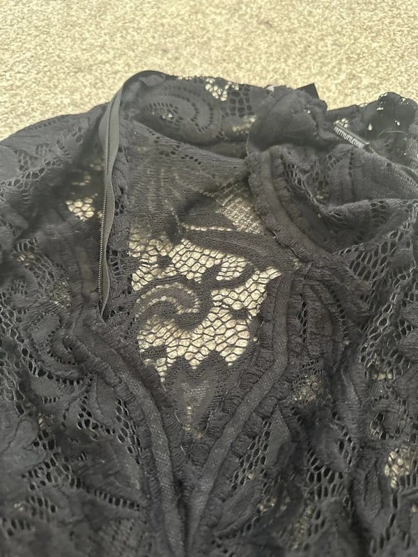 PLT Black Lace Playsuit