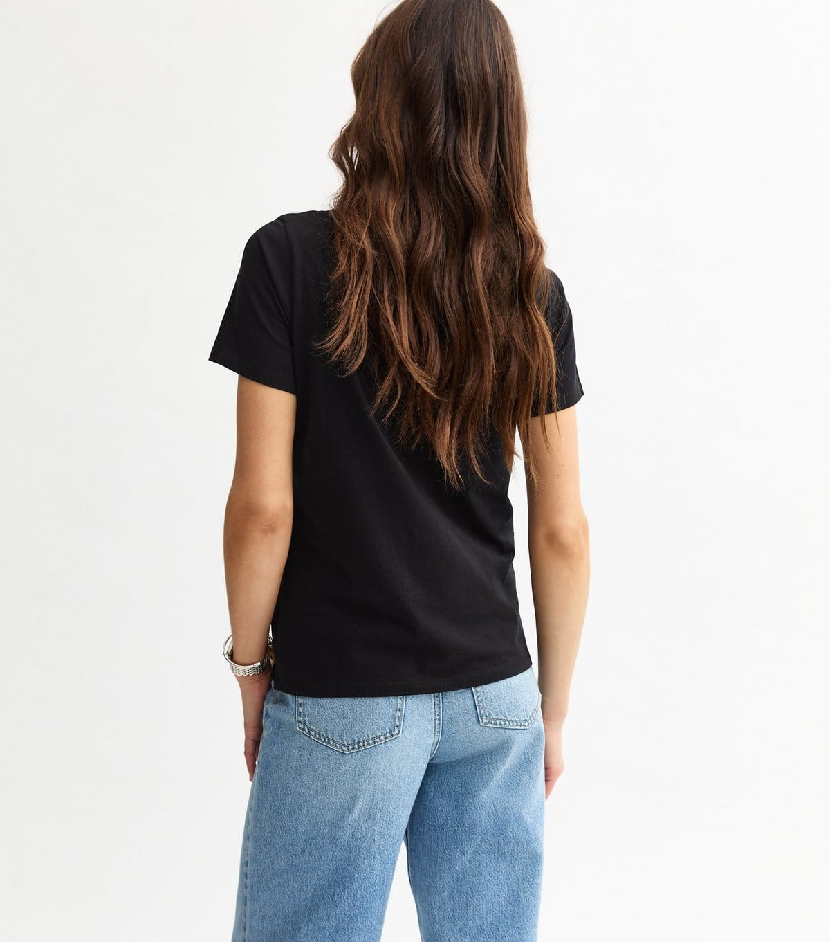 New Look Women's Black Short Sleeve Crew Neck T-Shirt New Look - 4